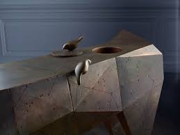 SANTOS BREGAÑA. MESA CONSOLA  (ciervo)