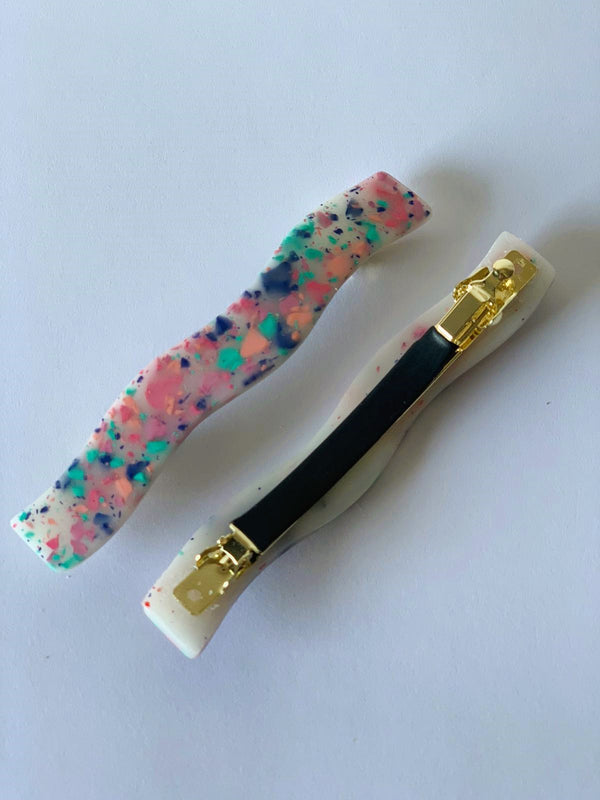 MINIK. FRENCH BARRETTE ONDAS SLIM CORTO