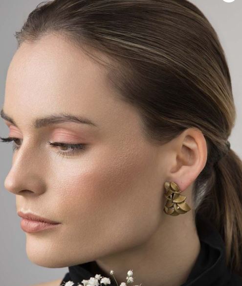 BAROCK JEWELRY. PENDIENTES ROSA DEL DESIERTO