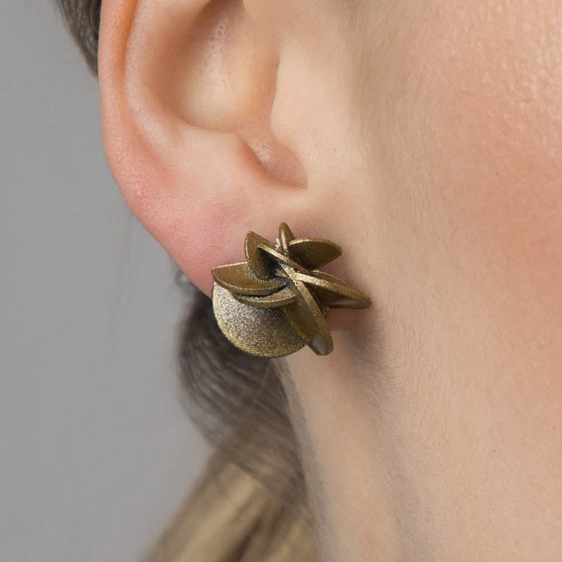 BAROCK JEWELRY. PENDIENTES ROSA DEL DESIERTO